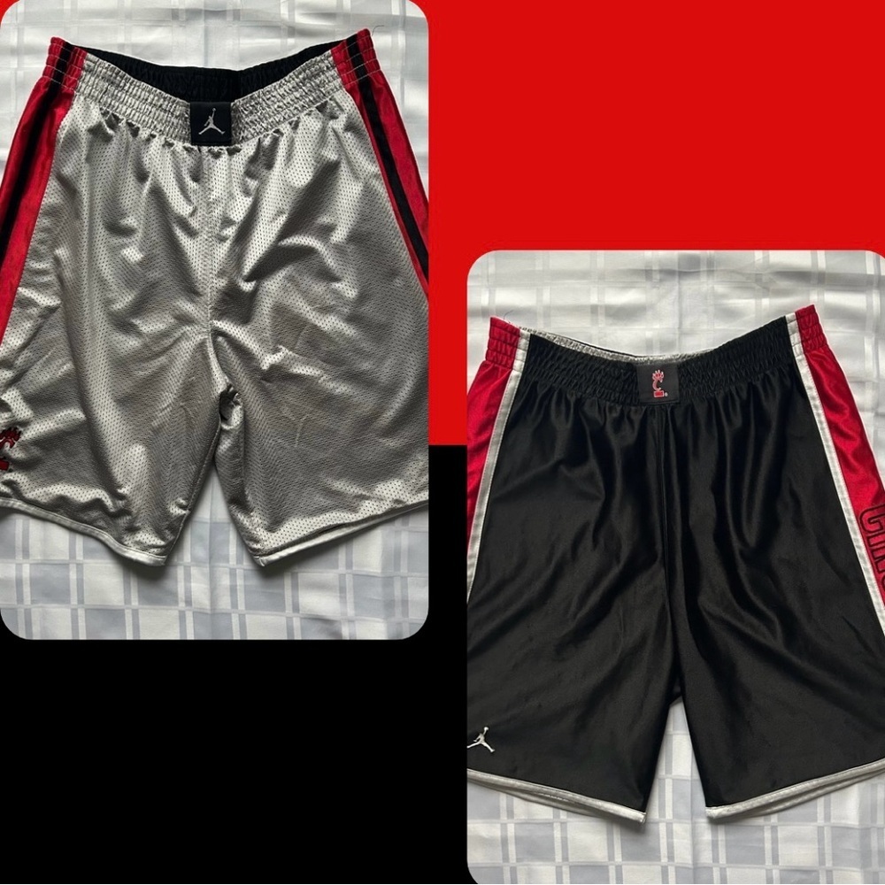 Jordan Jump Man Cincinnati Bearcats Reversible Vintage Basketball Shorts